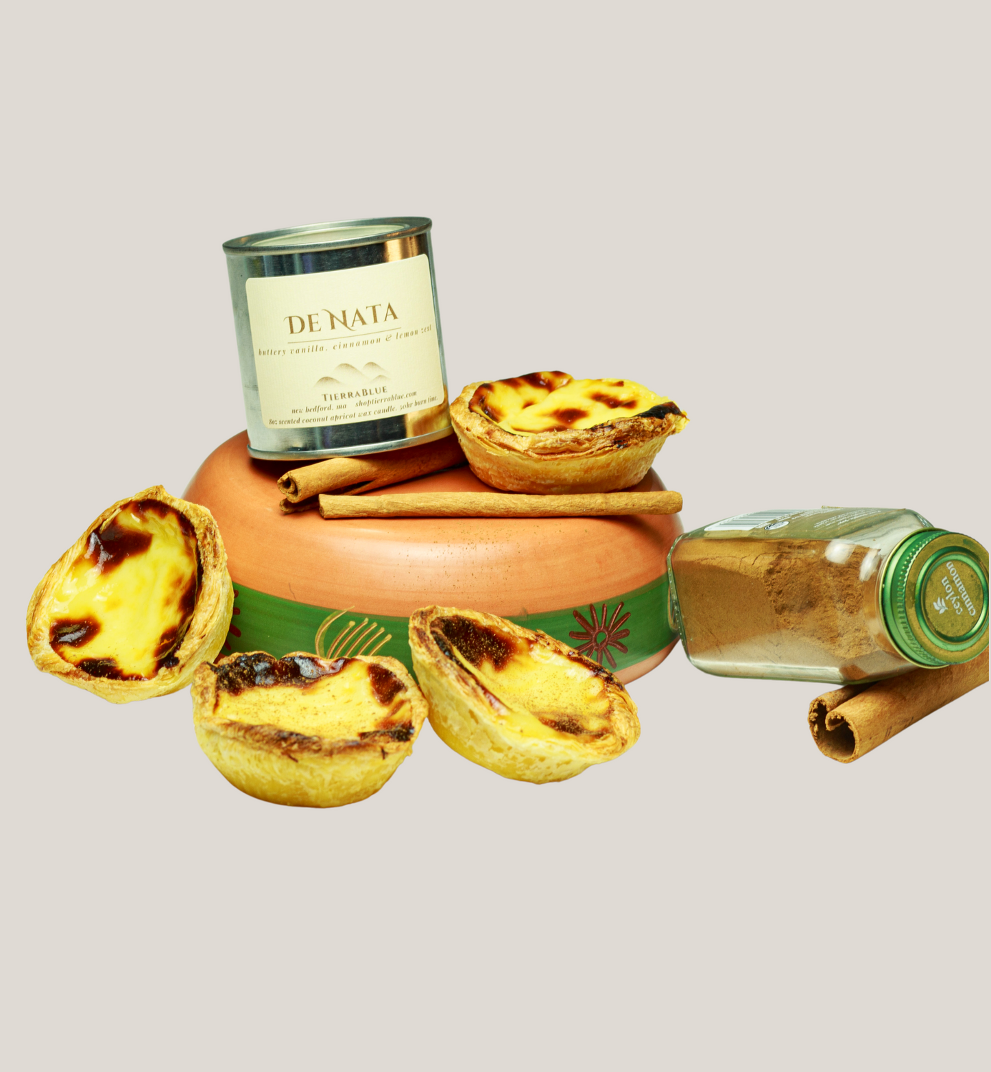 DE NATA  7oz | Buttery Vanilla - Cinnamon - Lemon Zest