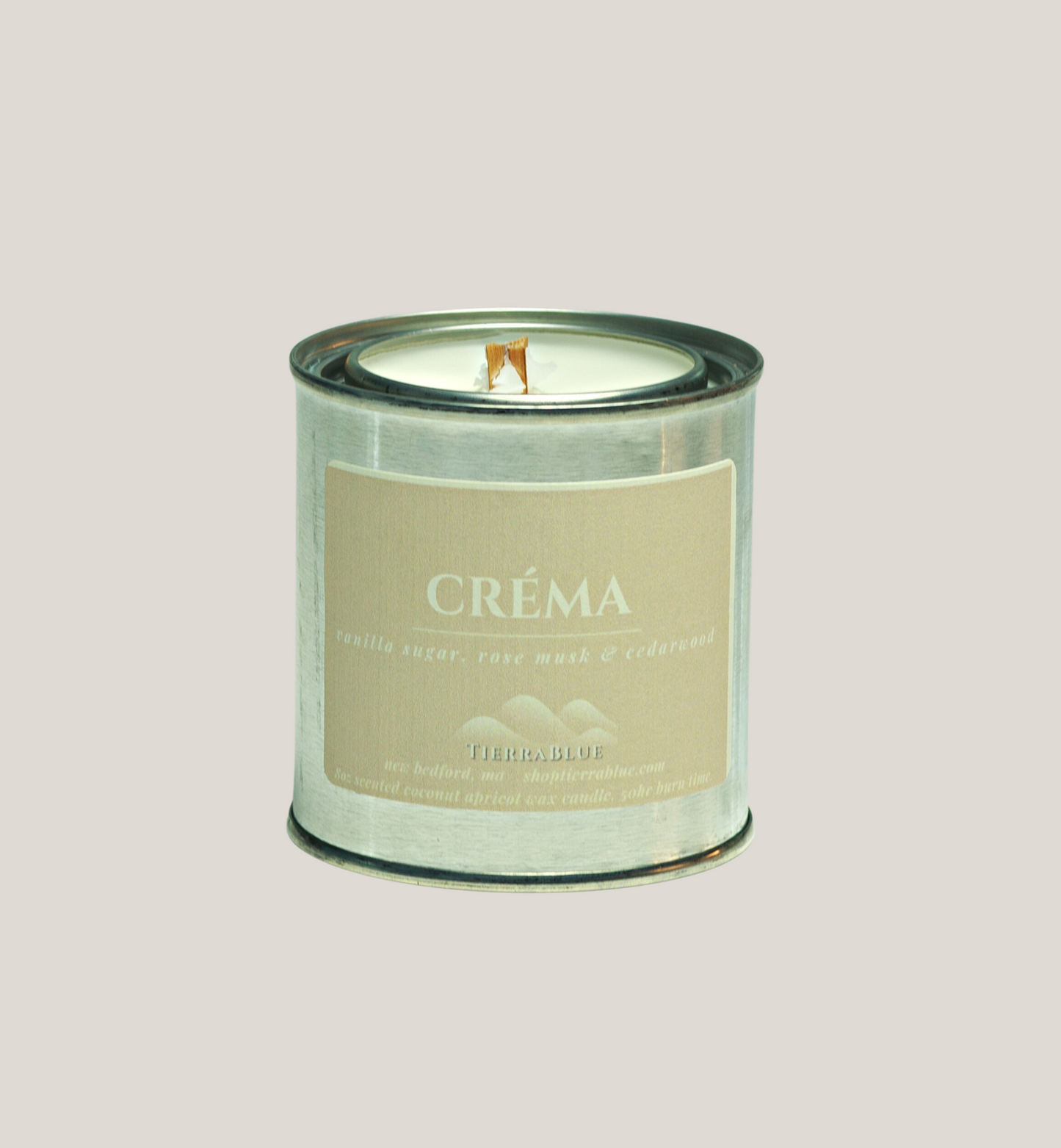 CREMA 8oz | vanilla sugar - rosemusk - cedarwood